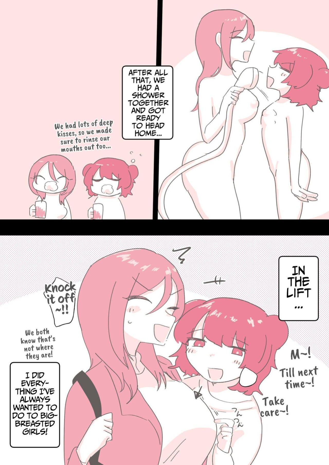[Amai Shoujo Koubou (Amai Meiden)] Psycho Les Senpai ga 1000-bon Ureta Kinen ni Les Fuuzoku ni Itte Kimashita Repo | Psycho Lesbian Senpai Sold 1000 Copies Memorial Lesbian Brothel Experience Report [Kusanuu]