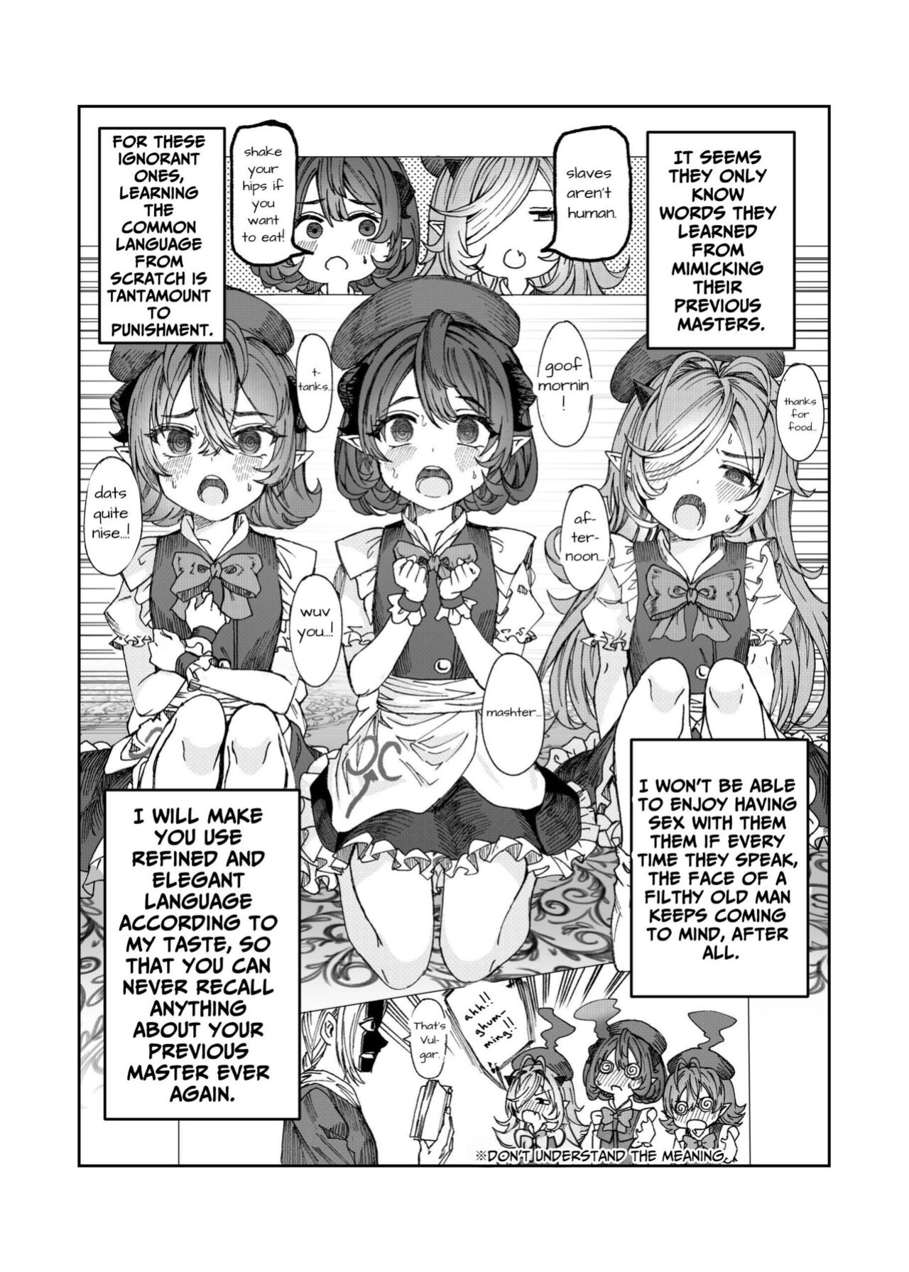 [Nokishita no Nekoya (Alde Hyde)] Dorei o Choukyou shite Harem Tsukuru ~Sodateta Dorei-tachi to Junai Harem H suru made no Hanashi~ "Manga Ban" | Training My Servants To Create A Harem [GGY Translations]