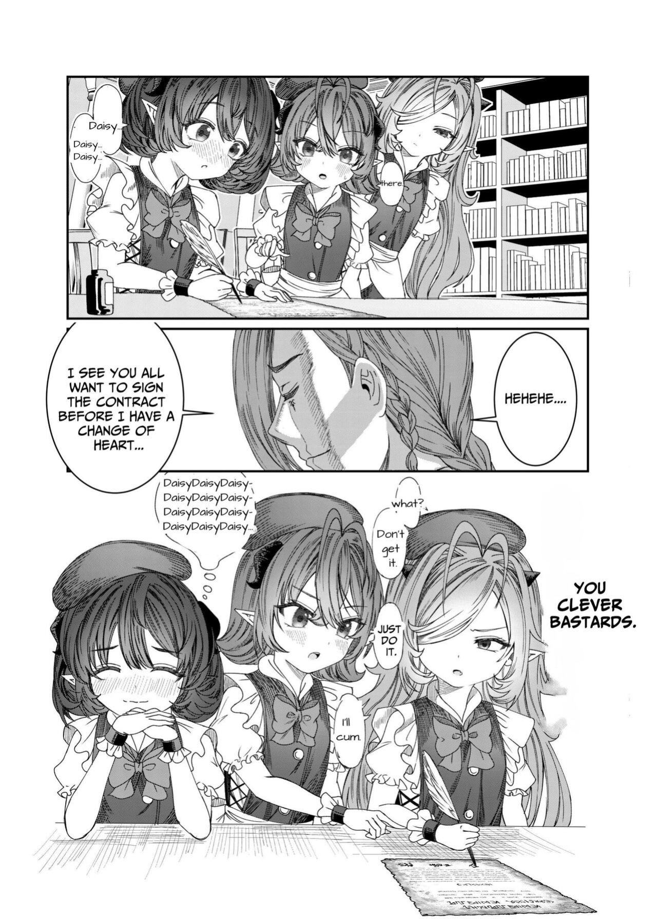 [Nokishita no Nekoya (Alde Hyde)] Dorei o Choukyou shite Harem Tsukuru ~Sodateta Dorei-tachi to Junai Harem H suru made no Hanashi~ "Manga Ban" | Training My Servants To Create A Harem [GGY Translations]