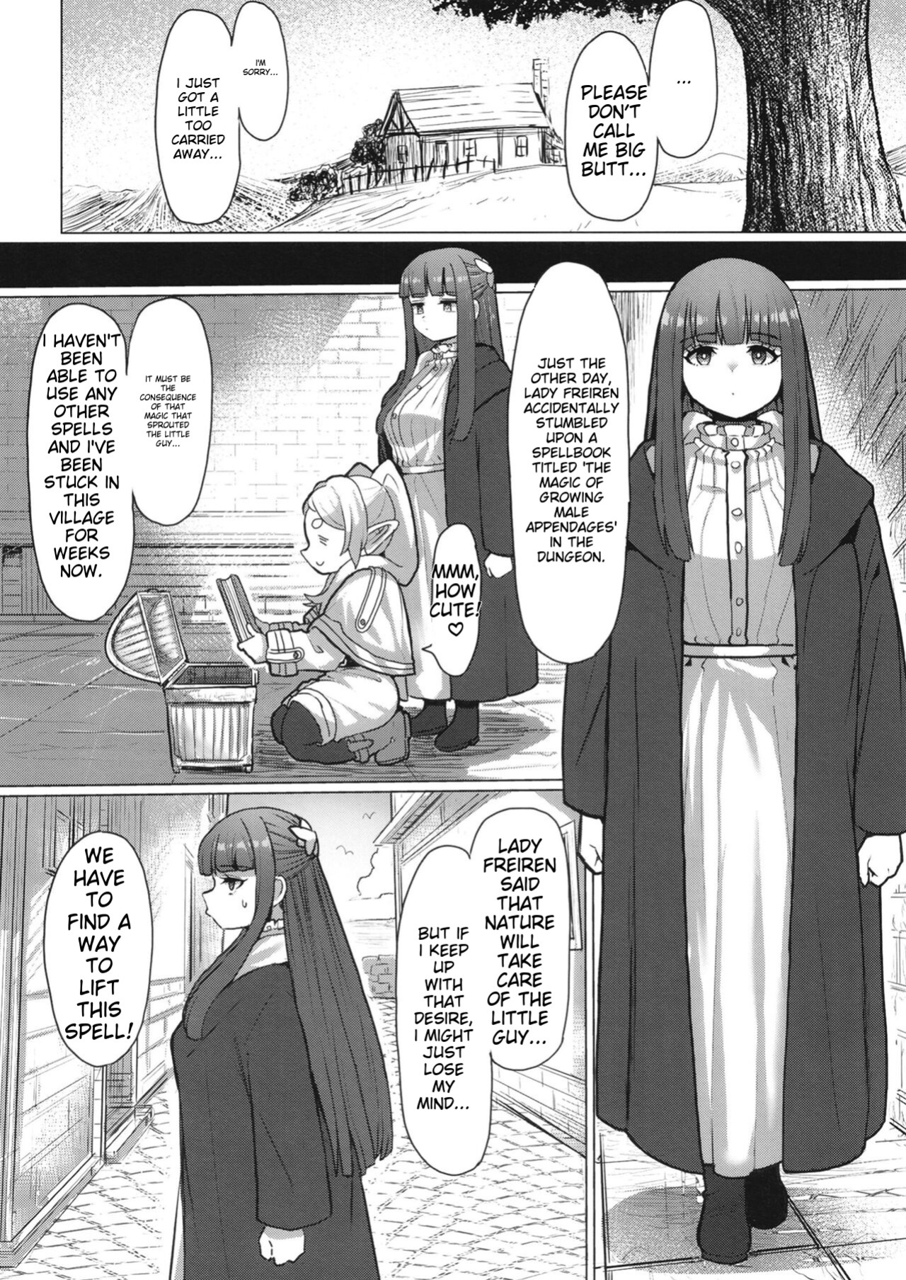 [Sei no mamono (Sema, Shunmaku)] Frieren to Chinchin no Haeru Mahou (Sousou no Frieren)