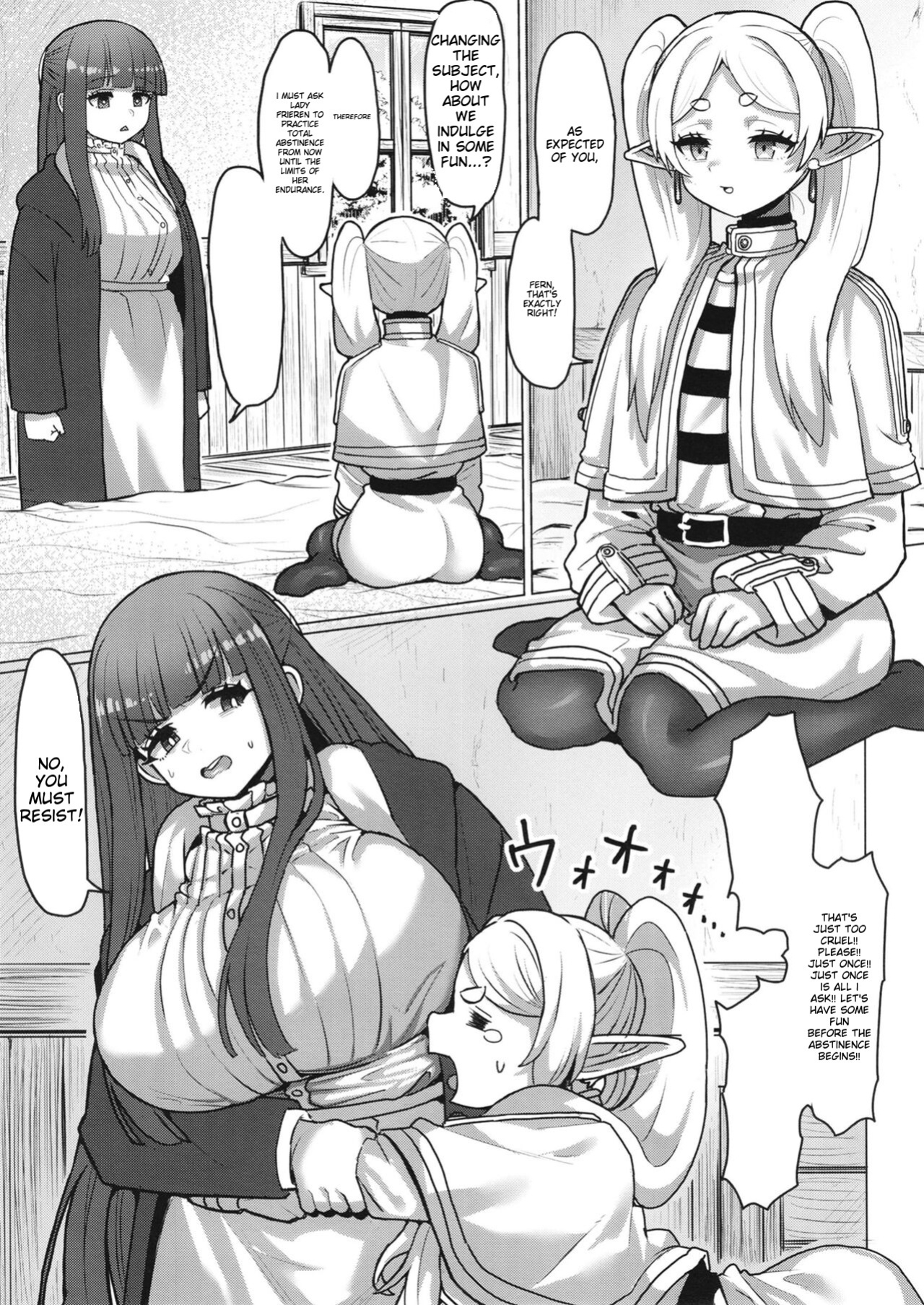 [Sei no mamono (Sema, Shunmaku)] Frieren to Chinchin no Haeru Mahou (Sousou no Frieren)