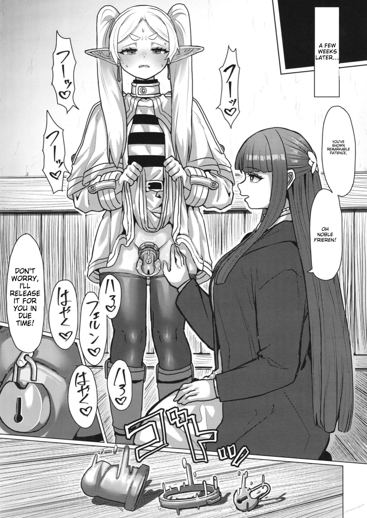 [Sei no mamono (Sema, Shunmaku)] Frieren to Chinchin no Haeru Mahou (Sousou no Frieren)
