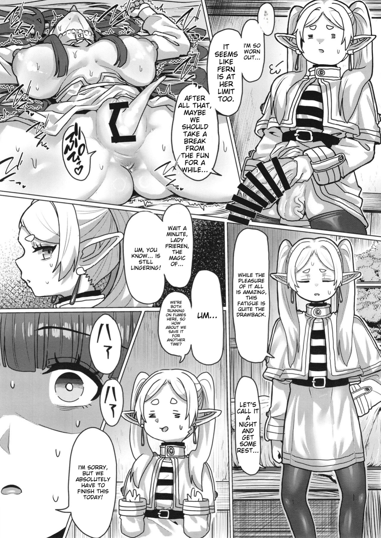 [Sei no mamono (Sema, Shunmaku)] Frieren to Chinchin no Haeru Mahou (Sousou no Frieren)