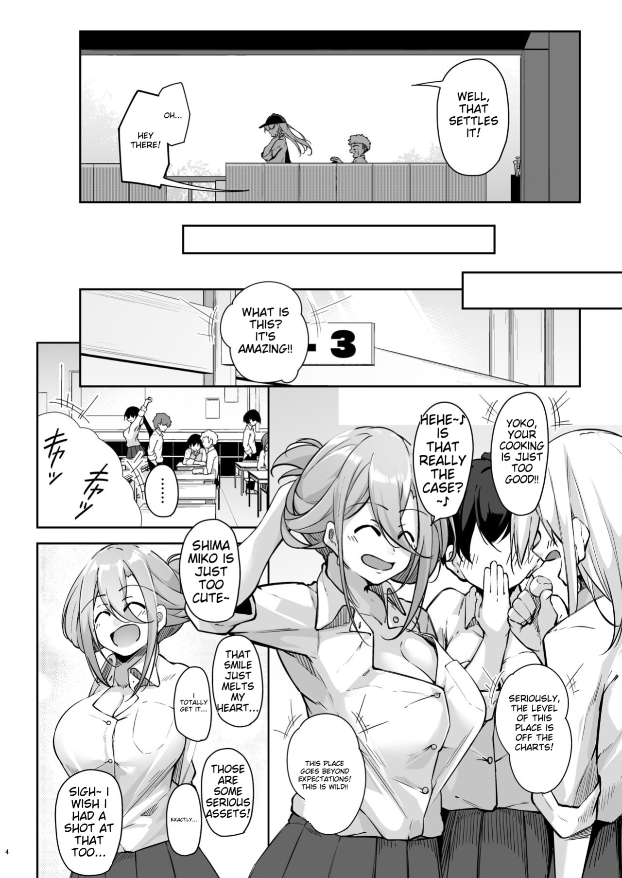 [Gakuen Ketsumeichou (Oriue Wato)] Doukyuusei Gal 3 Nin-gumi to…