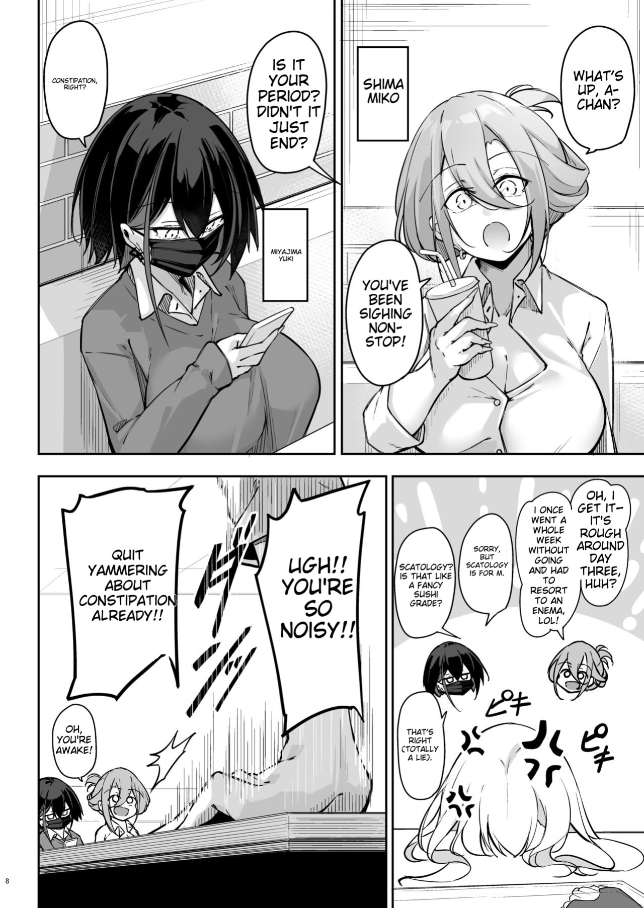 [Gakuen Ketsumeichou (Oriue Wato)] Doukyuusei Gal 3 Nin-gumi to…