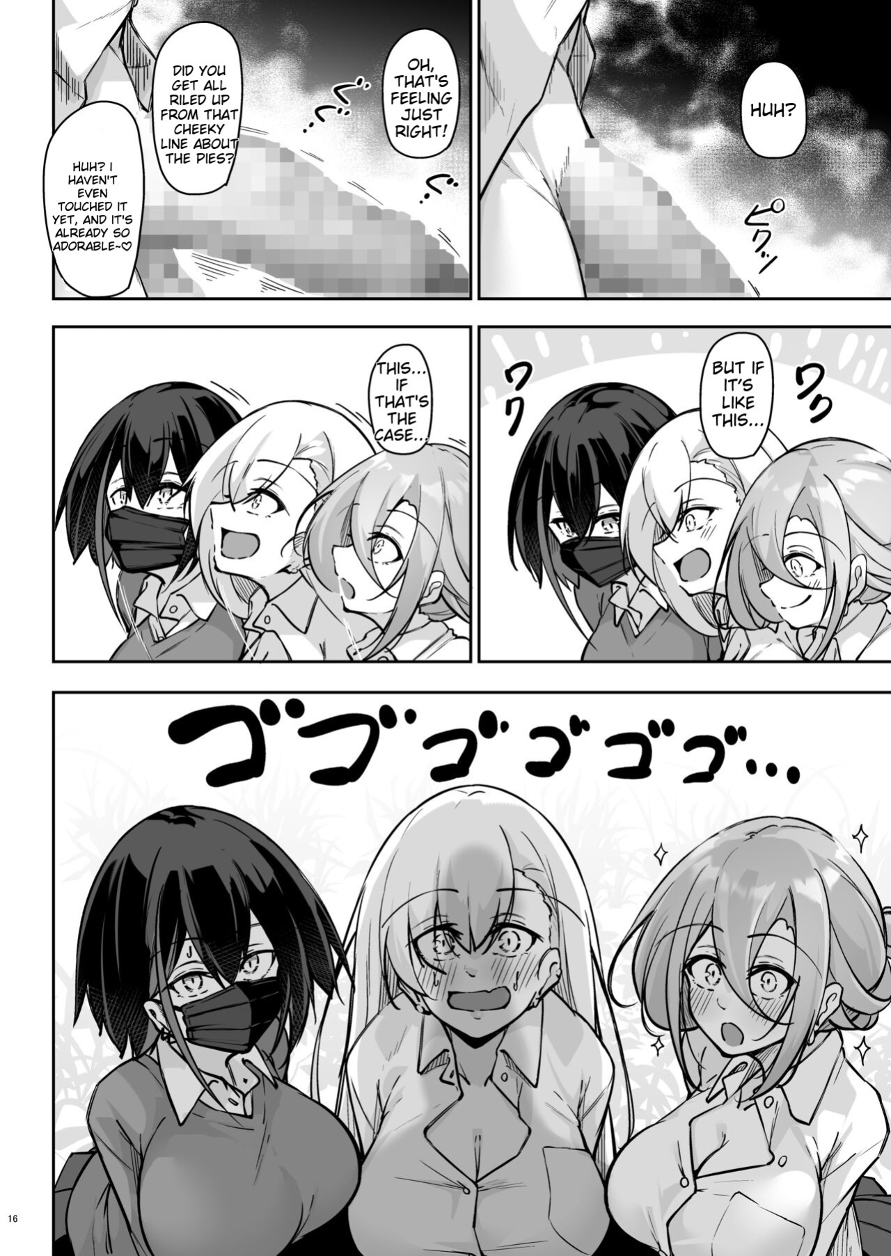 [Gakuen Ketsumeichou (Oriue Wato)] Doukyuusei Gal 3 Nin-gumi to…