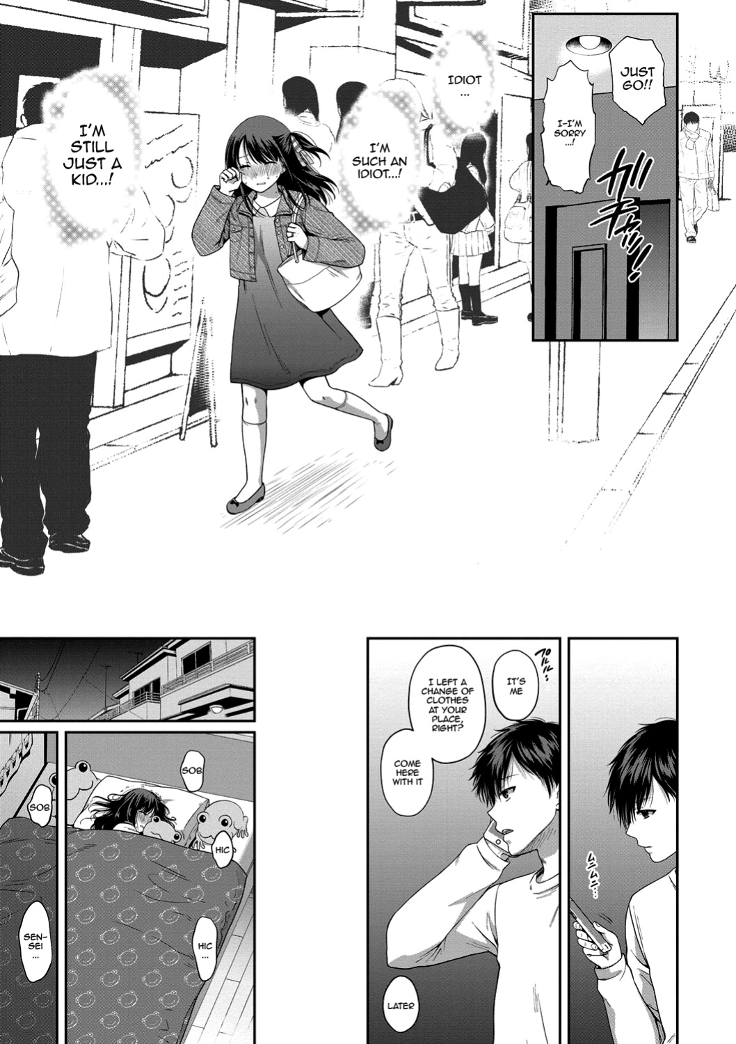 [Harusawa] Nisemono Kazoku - Gifu ni Ochite Iku Musume | Daughter Falling Into Stepfather Ch.1-4