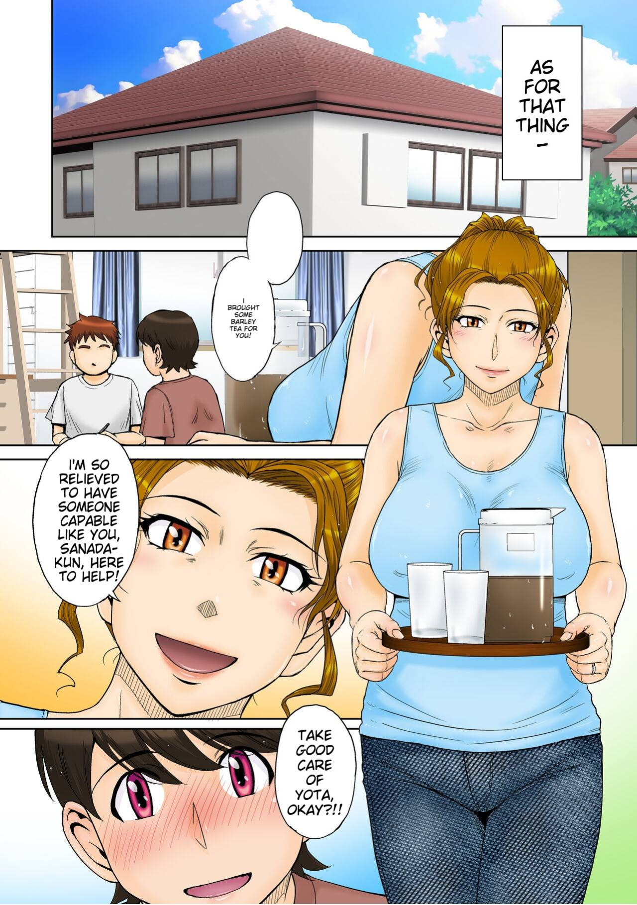 [MOON RULER (Tsukino Jyogi)] To Aru Jukujo-zuki Danshi no LoveHame Koukan-roku File 01 | A record of a Boy who likes mature women File 01