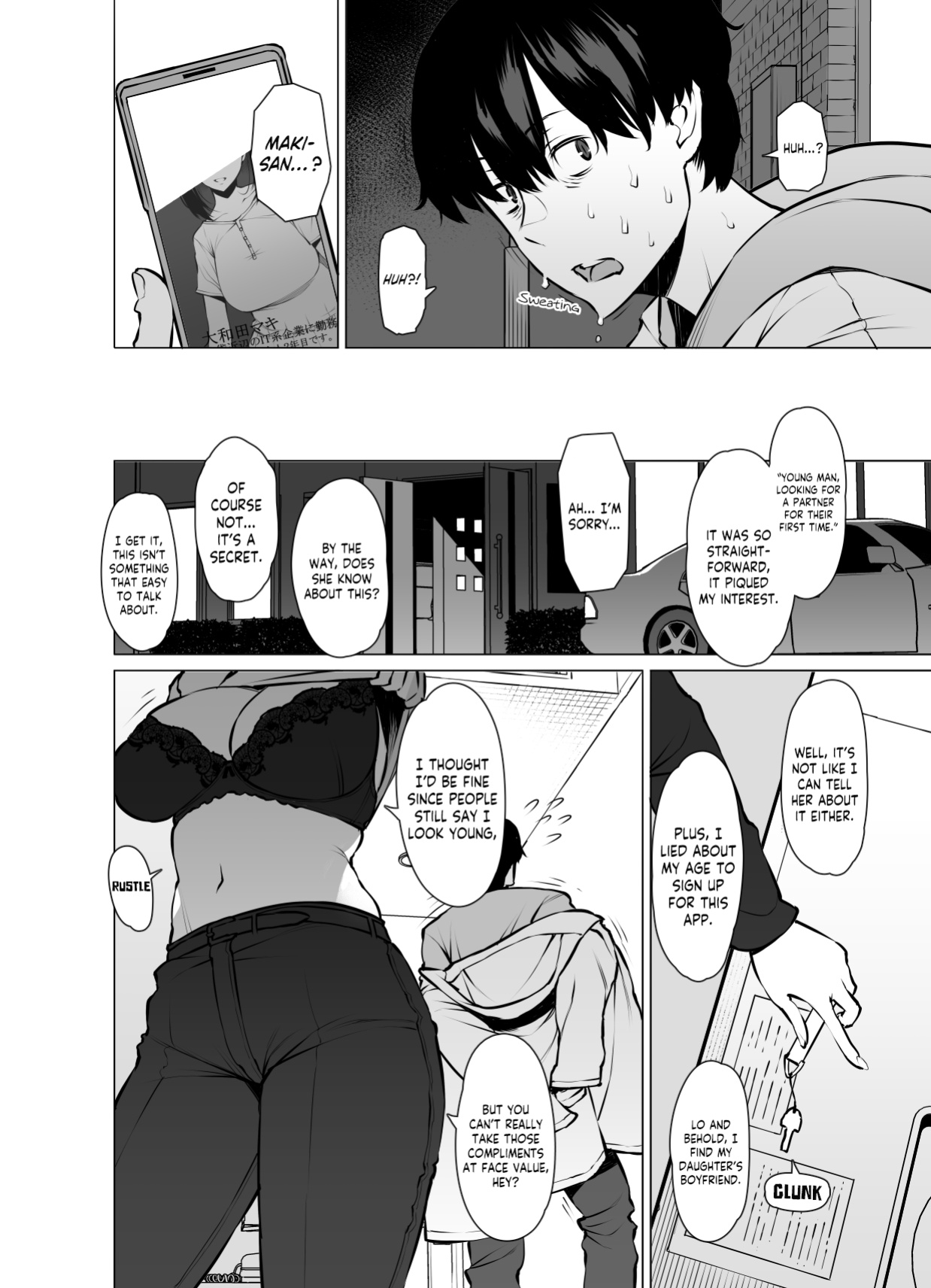[Oojinushi (Ryuuta)] Yamazaki Makie (3●-sai), Musume no Kareshi to SeFri ni Naru | Yamazaki Makie (3X Years Old), Becoming Fuck Buddies with her Daughter's Boyfriend [Cuddlebuns]