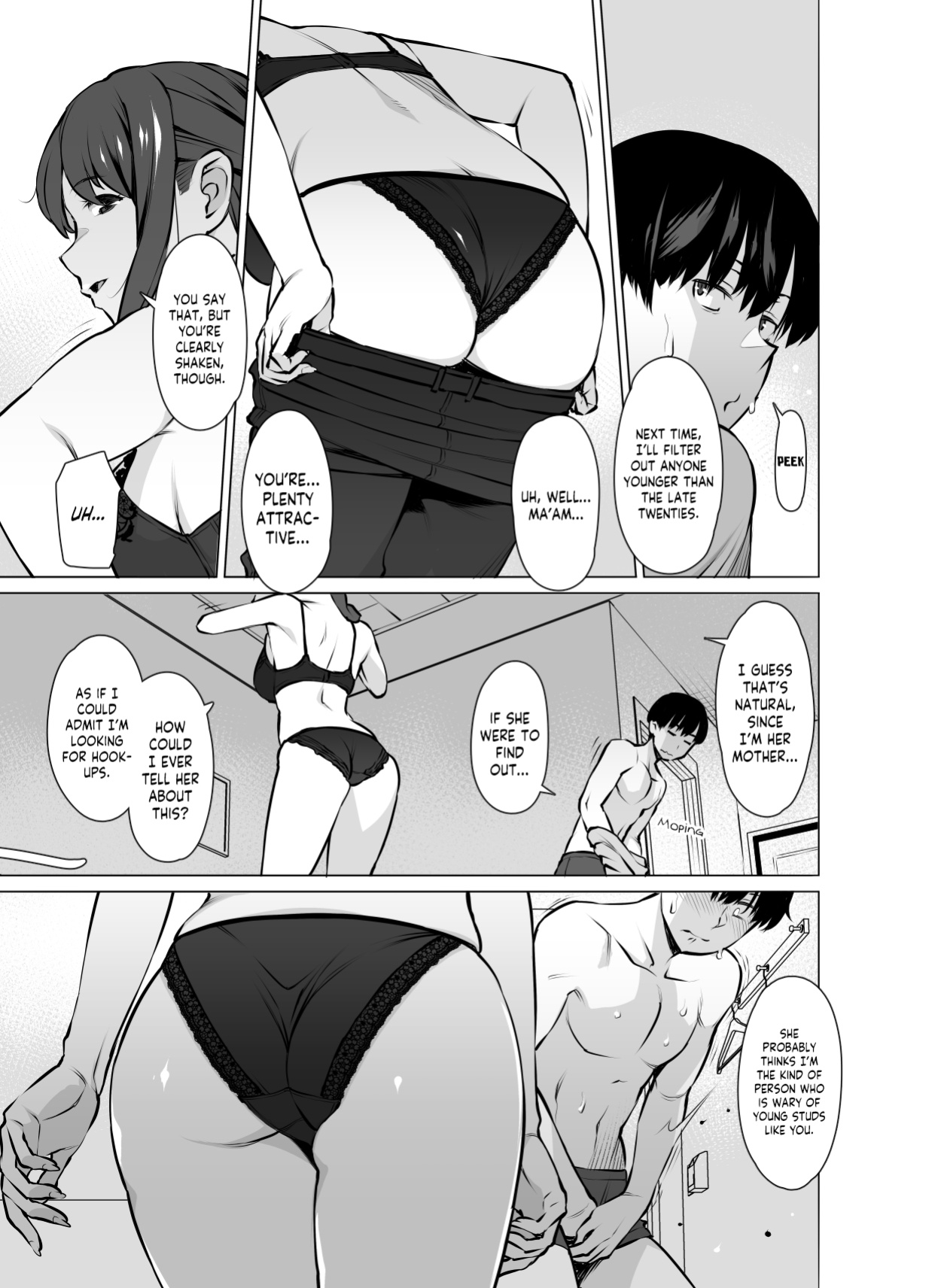 [Oojinushi (Ryuuta)] Yamazaki Makie (3●-sai), Musume no Kareshi to SeFri ni Naru | Yamazaki Makie (3X Years Old), Becoming Fuck Buddies with her Daughter's Boyfriend [Cuddlebuns]