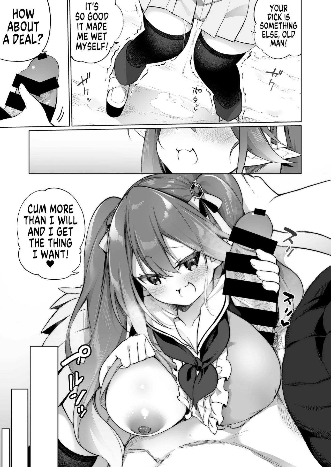[Slime no Kanmuri (Kanmuri)] Mesugaki Elf ni Natta Don 2 Elf-ka no Kusuri part 3 | A Bandit Chief Who Turned Into a Bratty Elf Girl 2 Elvification Drug part 3 [GTF]