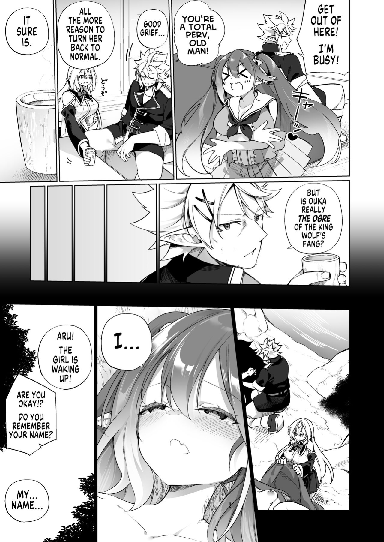 [Slime no Kanmuri (Kanmuri)] Mesugaki Elf ni Natta Don 2 Elf-ka no Kusuri part 3 | A Bandit Chief Who Turned Into a Bratty Elf Girl 2 Elvification Drug part 3 [GTF]