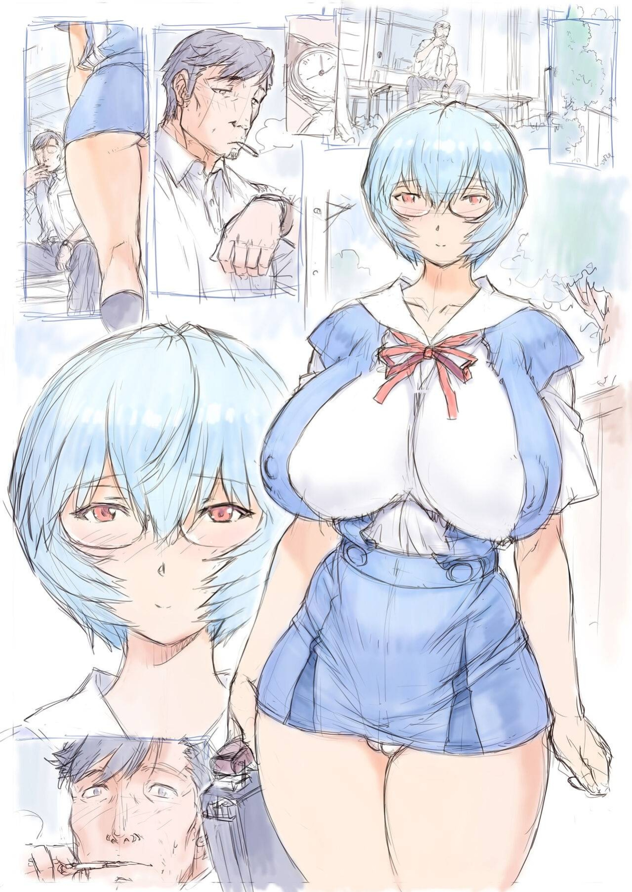 [Nakayohi Mogudan (Mogudan)] Ayanami Dai 8-kai Kanojo Hen (Neon Genesis Evangelion)