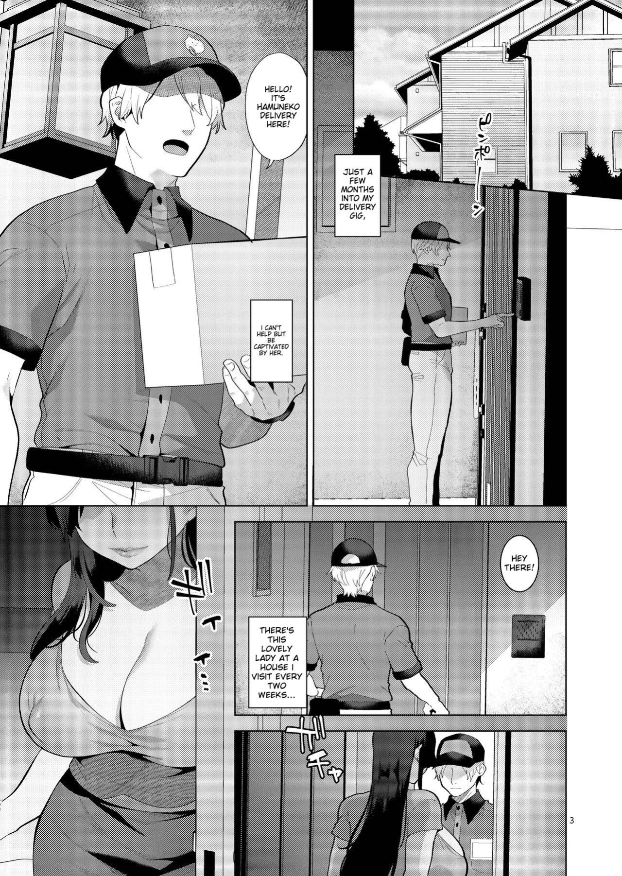 [Granada no Sora (Mogiki Hayami)] Haitatsusaki no Oku-san ga Shemale Succubus Datta Hanashi | The Lady at the Delivery Address... A Tale of a Shemale Succubus