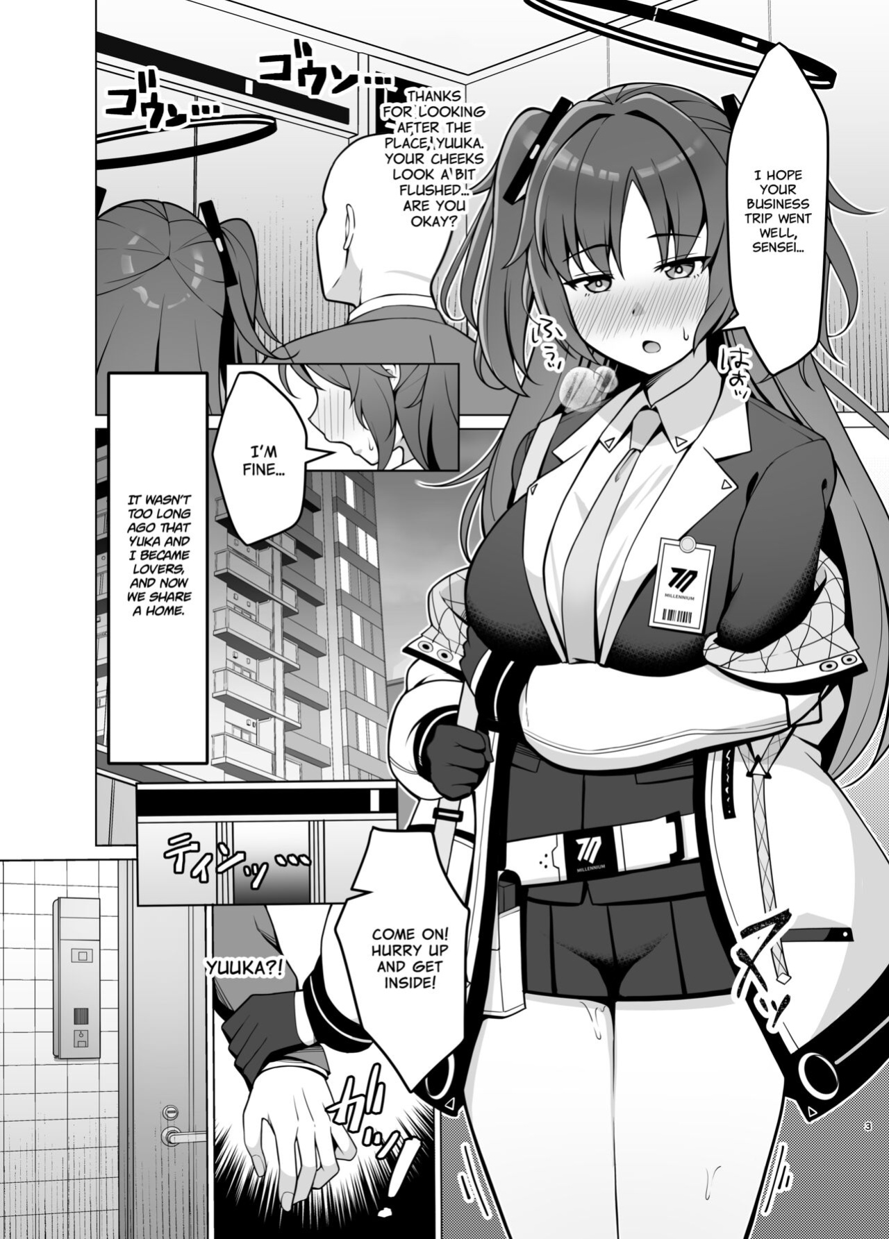 [Nekolovelandou (Nekojima)] Hatsujou Yuuka o Haramaseru Hon | Getting Yuuka pregnant while she's in the mood (Blue Archive) [Project Valvrein]