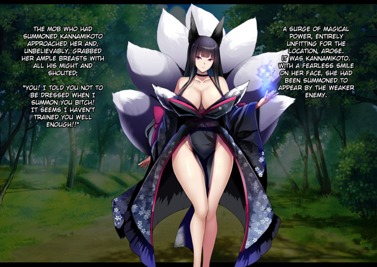 [Mousou Caution (Daiaru)] Kyou Chara Buzama Haiboku -Denshou no Youko, Kanna Mikoto- | The Disgraceful Defeat of a Villain -Legendary Fox Spirit Kannamikoto-