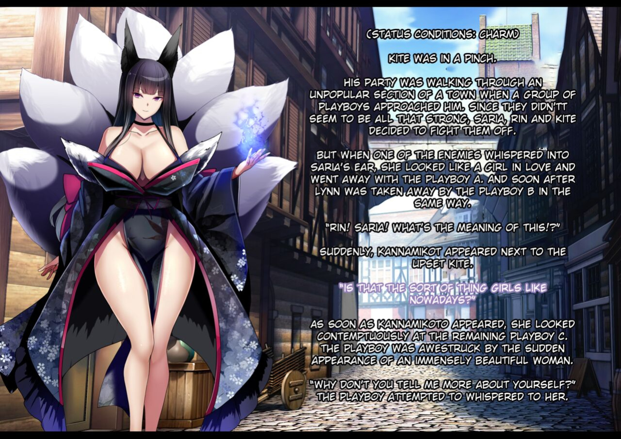 [Mousou Caution (Daiaru)] Kyou Chara Buzama Haiboku -Denshou no Youko, Kanna Mikoto- | The Disgraceful Defeat of a Villain -Legendary Fox Spirit Kannamikoto-