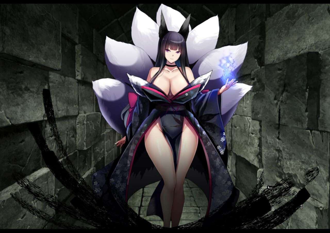 [Mousou Caution (Daiaru)] Kyou Chara Buzama Haiboku -Denshou no Youko, Kanna Mikoto- | The Disgraceful Defeat of a Villain -Legendary Fox Spirit Kannamikoto-
