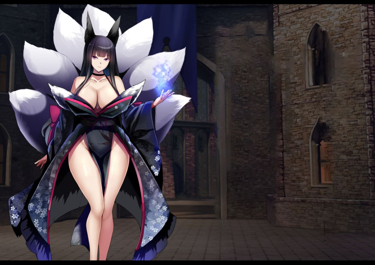 [Mousou Caution (Daiaru)] Kyou Chara Buzama Haiboku -Denshou no Youko, Kanna Mikoto- | The Disgraceful Defeat of a Villain -Legendary Fox Spirit Kannamikoto-