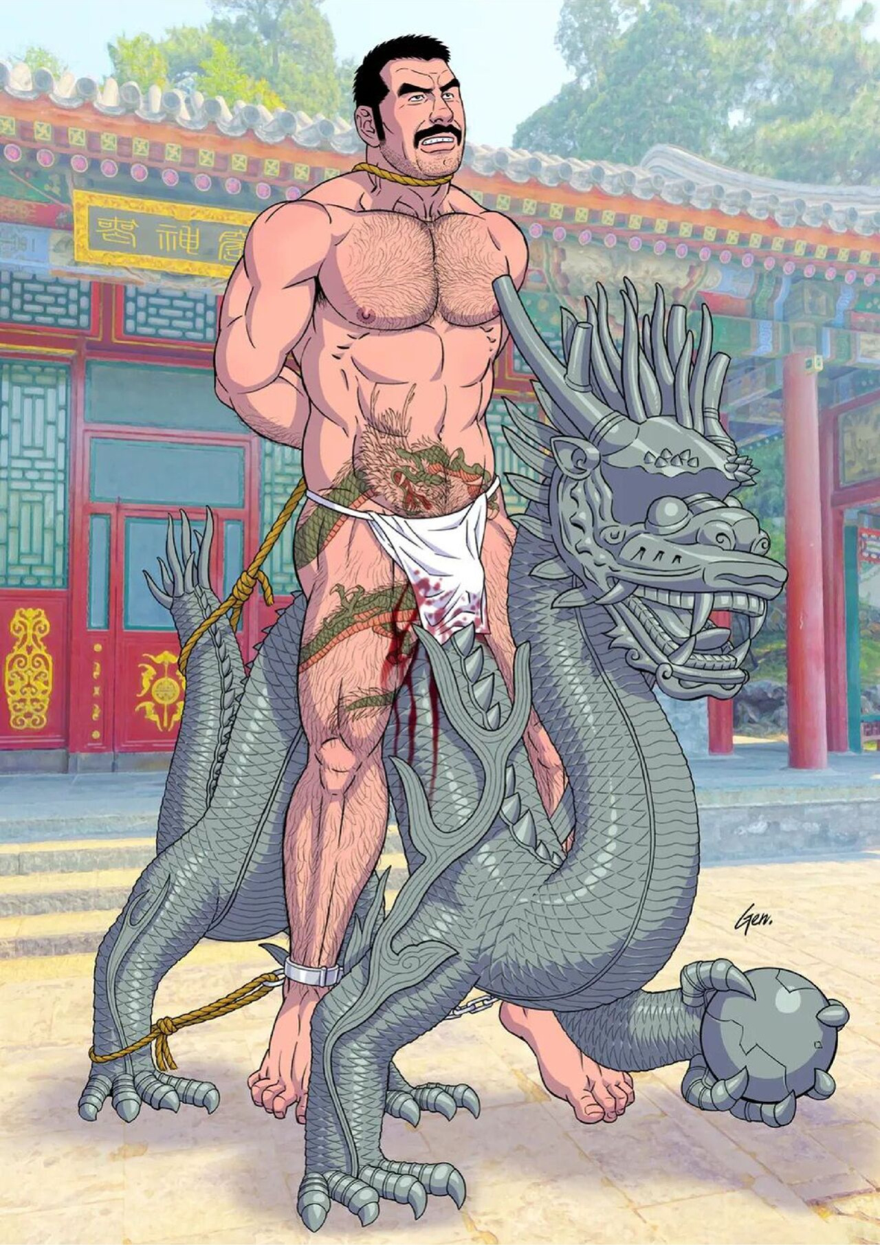 [Gengoroh Tagame] Dragon [Eng]