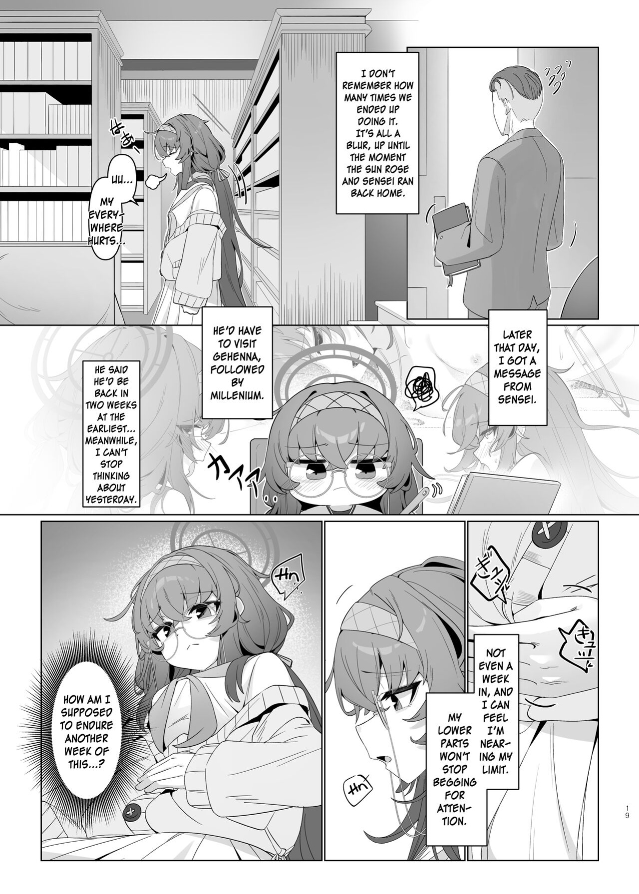 [Layer Koubou (DI LE TO)] Shippitsu Chuudoku (Blue Archive) [SDF]