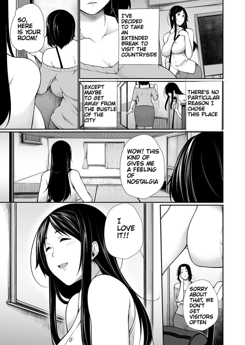 [Sakamata Nerimono] H e no Hurdle ga Hiku Sugiru Mura ~Joshidaisei ga Natsuyasumi ni Otozureta no wa Daretodemo Yacchau Mura Deshita~ Ch. 01