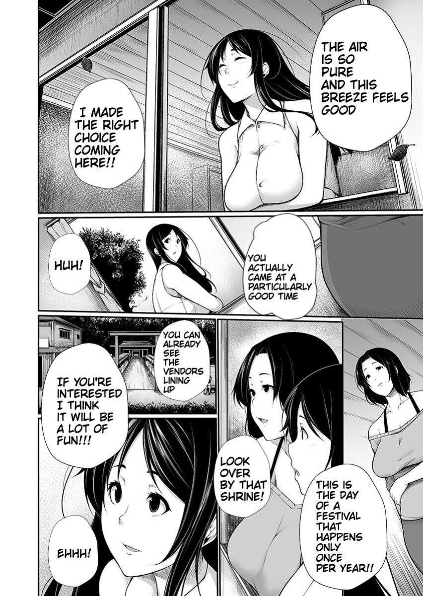 [Sakamata Nerimono] H e no Hurdle ga Hiku Sugiru Mura ~Joshidaisei ga Natsuyasumi ni Otozureta no wa Daretodemo Yacchau Mura Deshita~ Ch. 01