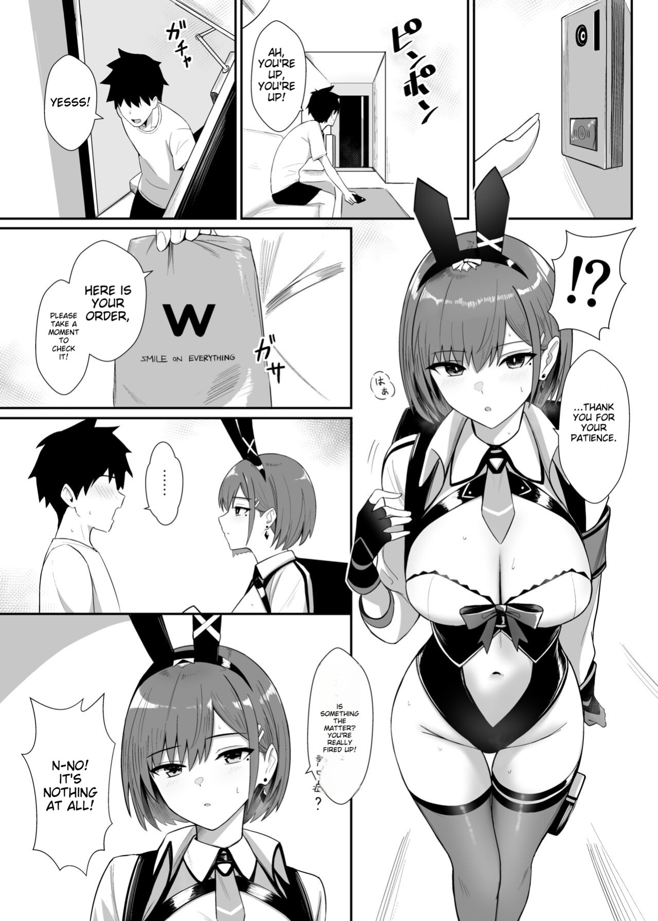 [HoneyRoad (Bee Doushi)] Haitatsu Bunny Girl to Service Ecchi 3 - Delivery Bunny Girl 3