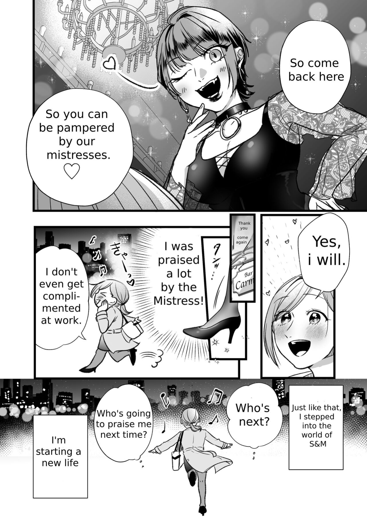 A story about a tired woman being beaten by an erotic woman.(ch 1-2)