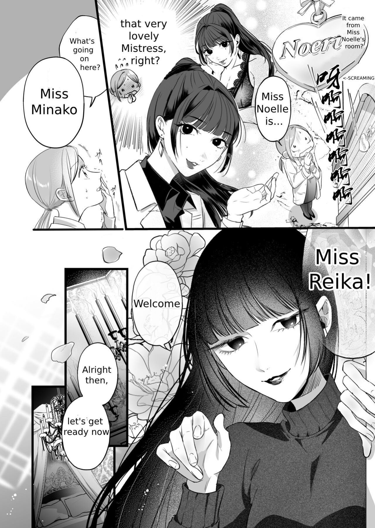 A story about a tired woman being beaten by an erotic woman.(ch 1-2)