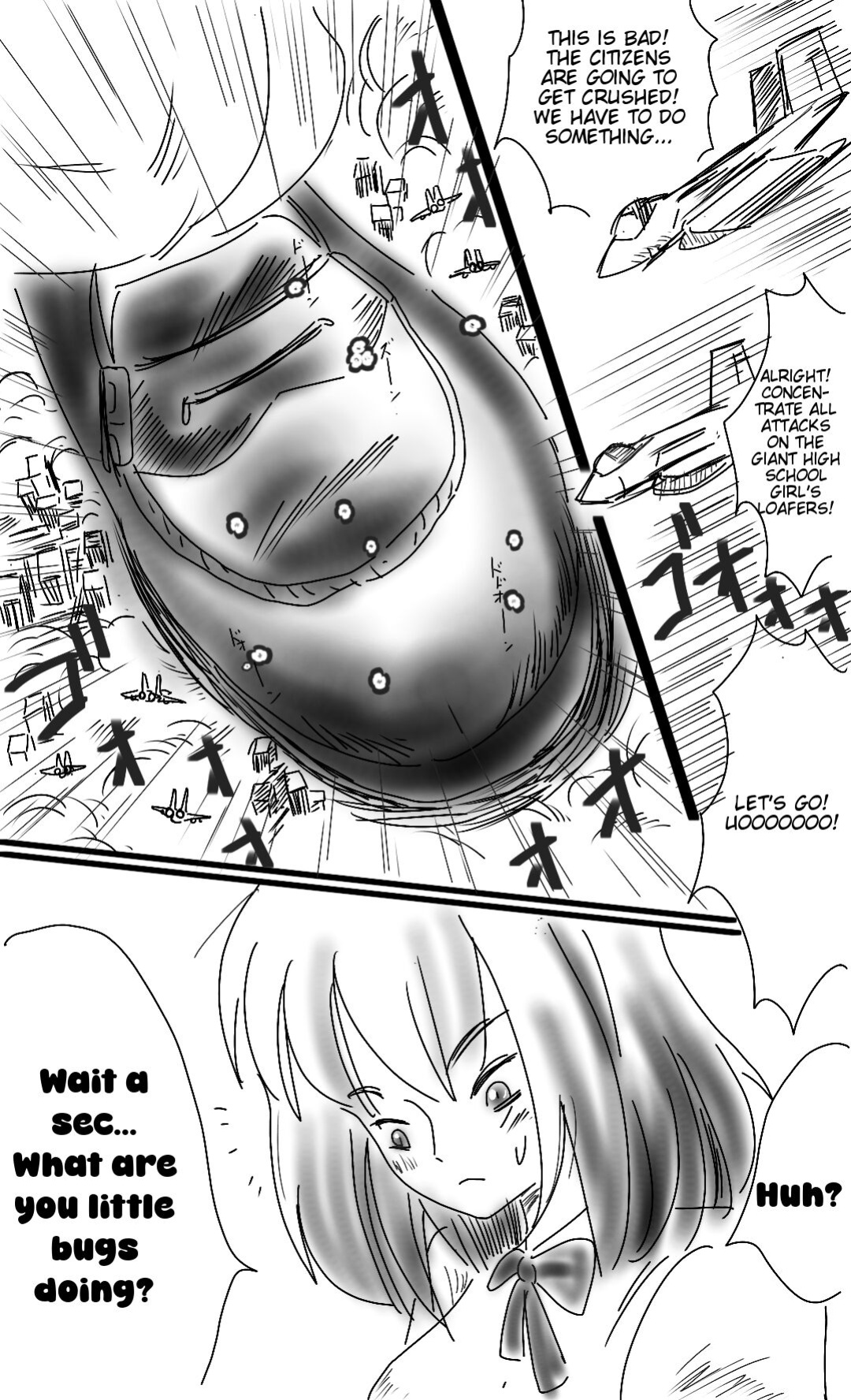 [Bunker K] The super-giant high school girl appears again