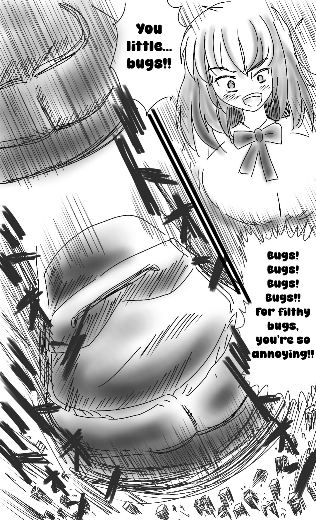 [Bunker K] The super-giant high school girl appears again