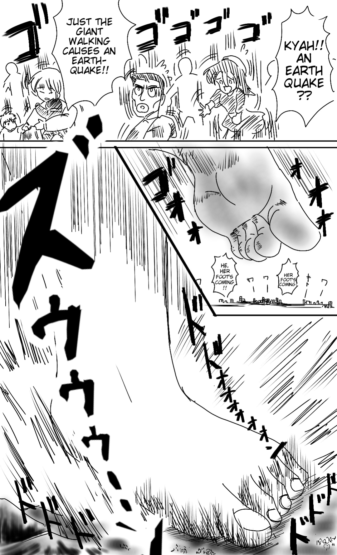 [Bunker K] The super-giant high school girl appears again