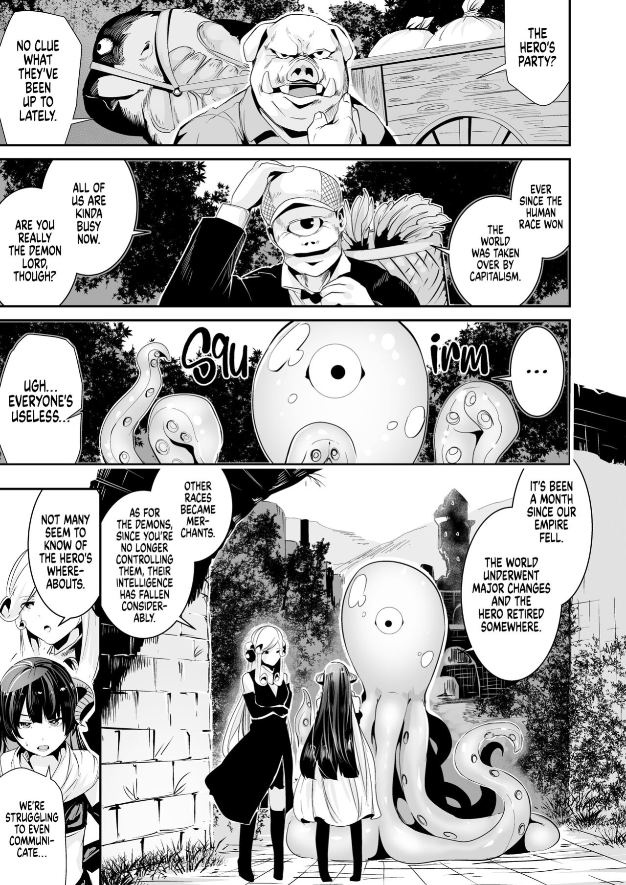 [Karazishibotan (Bota Mochito)] TRANCE SEXUAL INTER WORM | A Tale of Tentacles, a Futanari Hero and a Genderbent Demon Lord [2d-market.com]