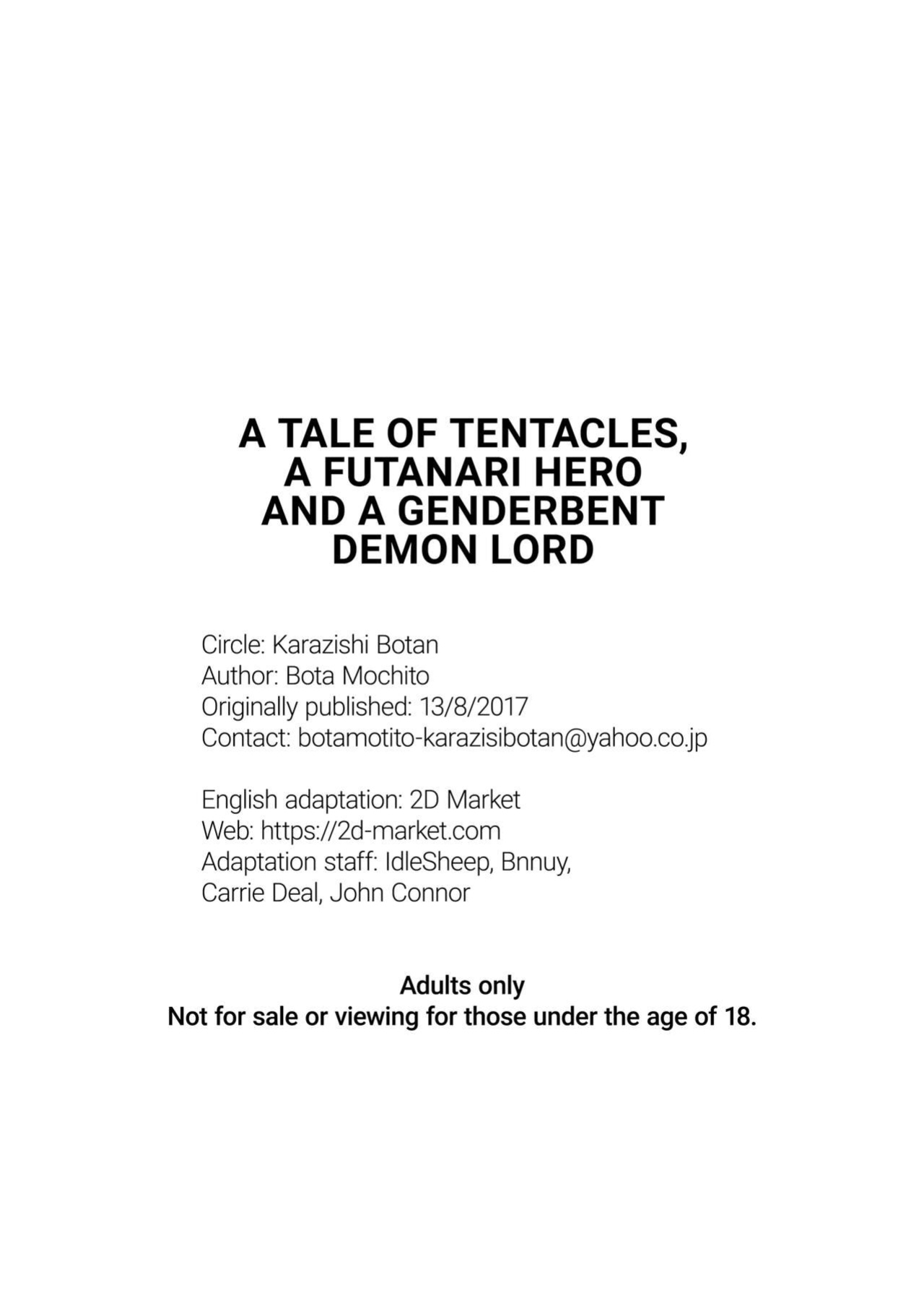 [Karazishibotan (Bota Mochito)] TRANCE SEXUAL INTER WORM | A Tale of Tentacles, a Futanari Hero and a Genderbent Demon Lord [2d-market.com]