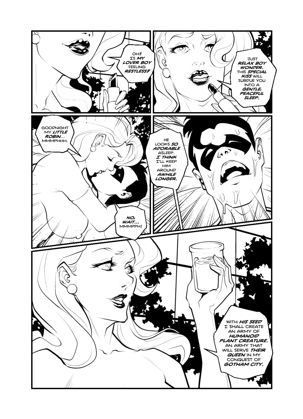 Poison Ivy & Robin: Issue 2 - Deflowering the Boy Wonder