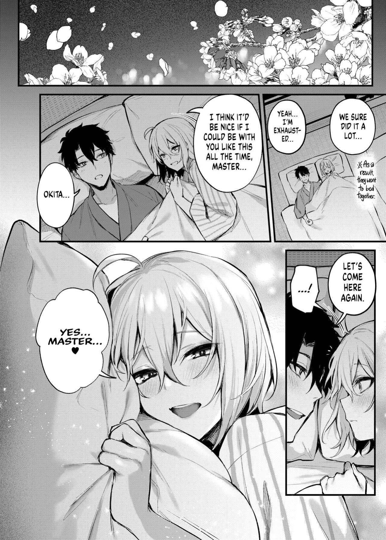 [Osenbei no Mori (Danimaru)] Okita no Yu | Okita's Hot Spring (Fate/Grand Order) [UncontrolSwitch + Head Empty + Black Grimoires]