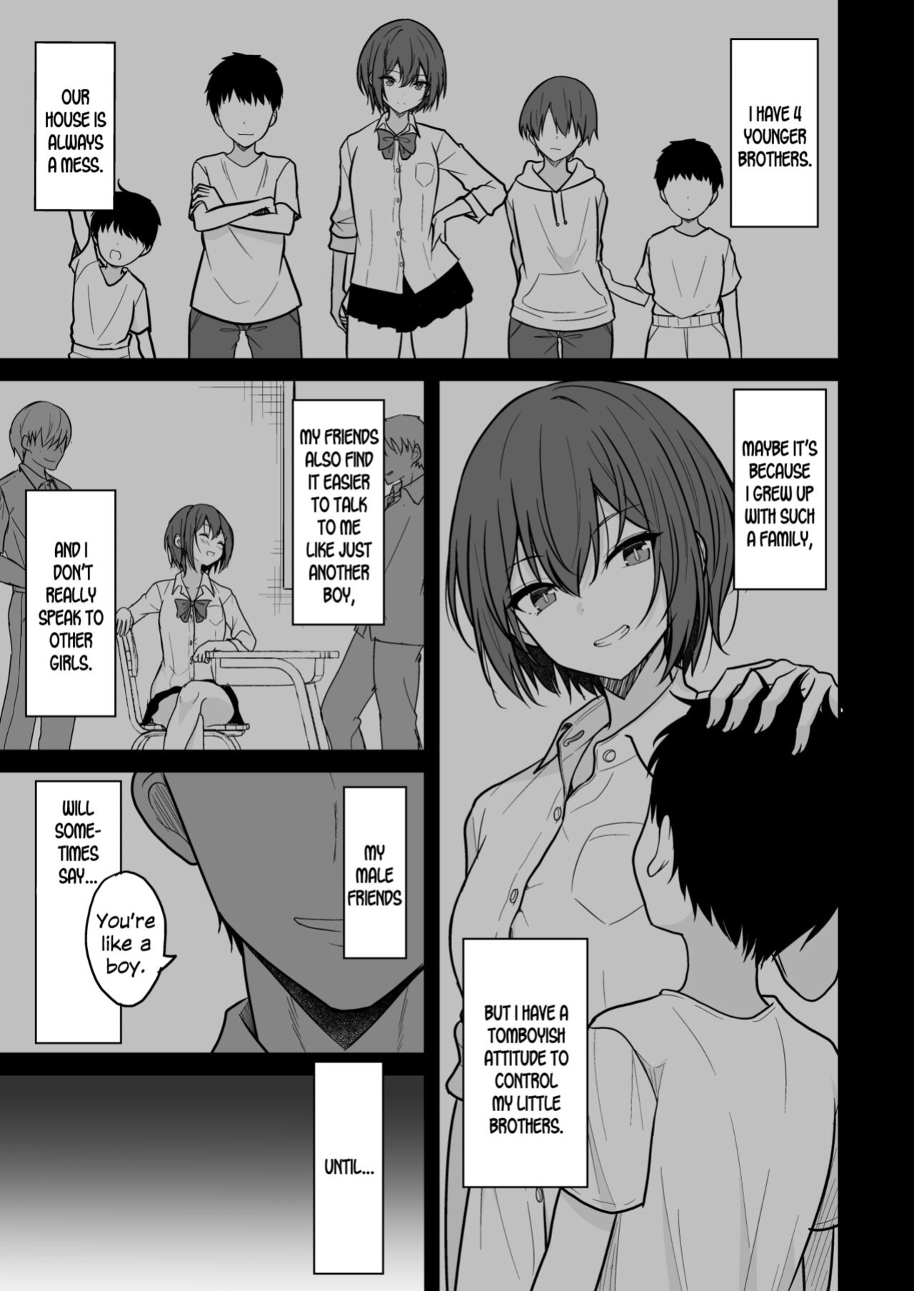 [Nekonokone (Takeyuu)] Boyish na Kanojo o Ecchi na Mesu ni Suru made [SDTLs]