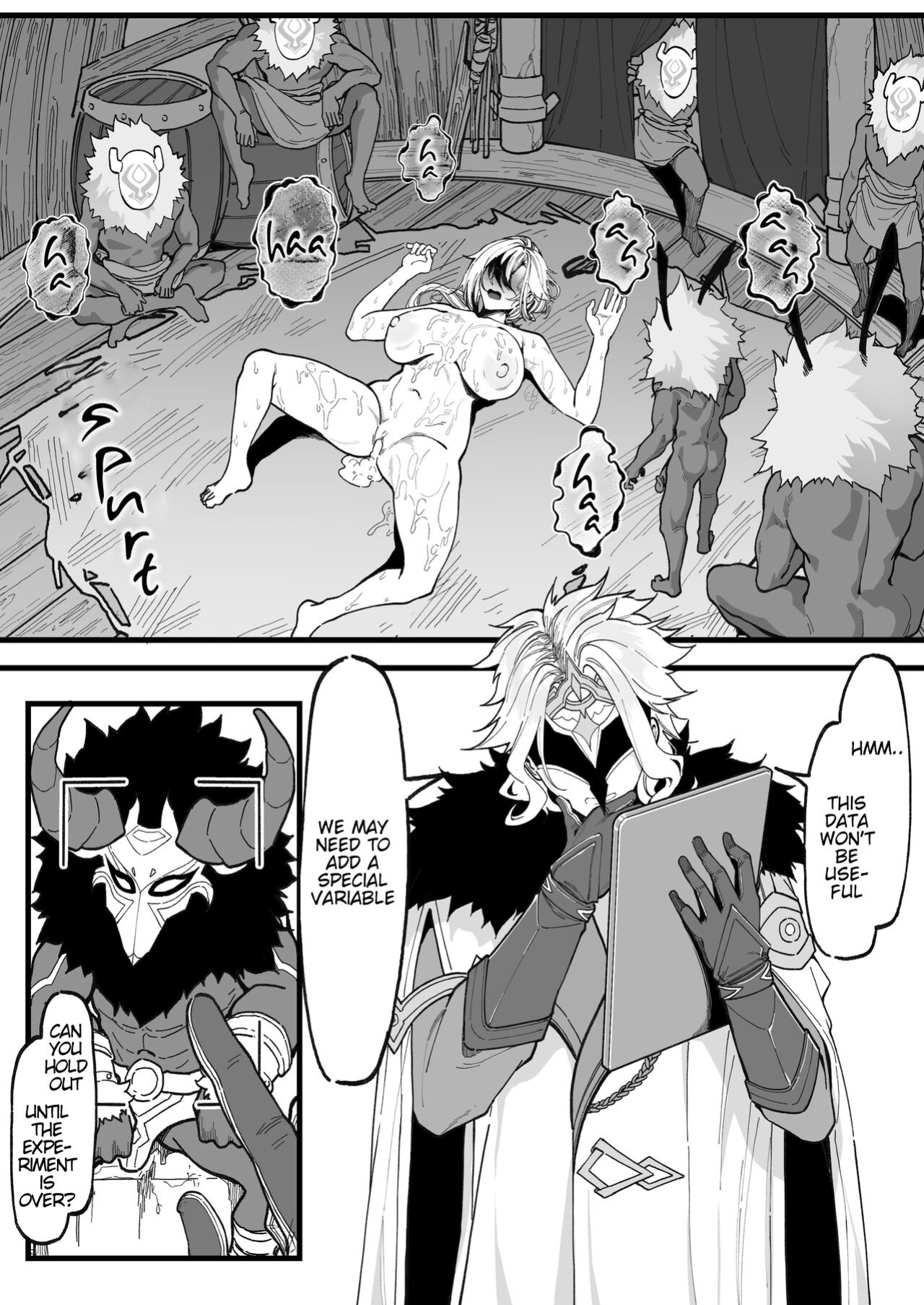 [KeinV] Kamen Budoukai - Hakase no Kenkyuu 1-2 | Masked Society - Dottore's Research 1-2 (Genshin Impact) [Cunny&Cumming Scans]