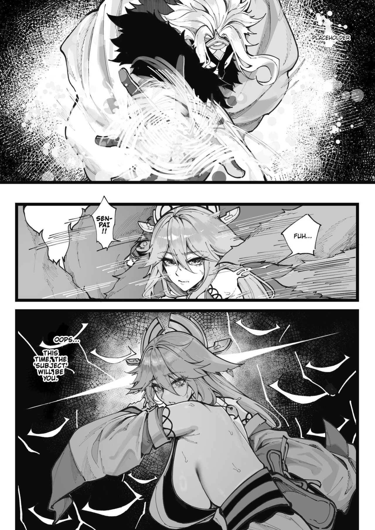 [KeinV] Kamen Budoukai - Hakase no Kenkyuu 1-2 | Masked Society - Dottore's Research 1-2 (Genshin Impact) [Cunny&Cumming Scans]