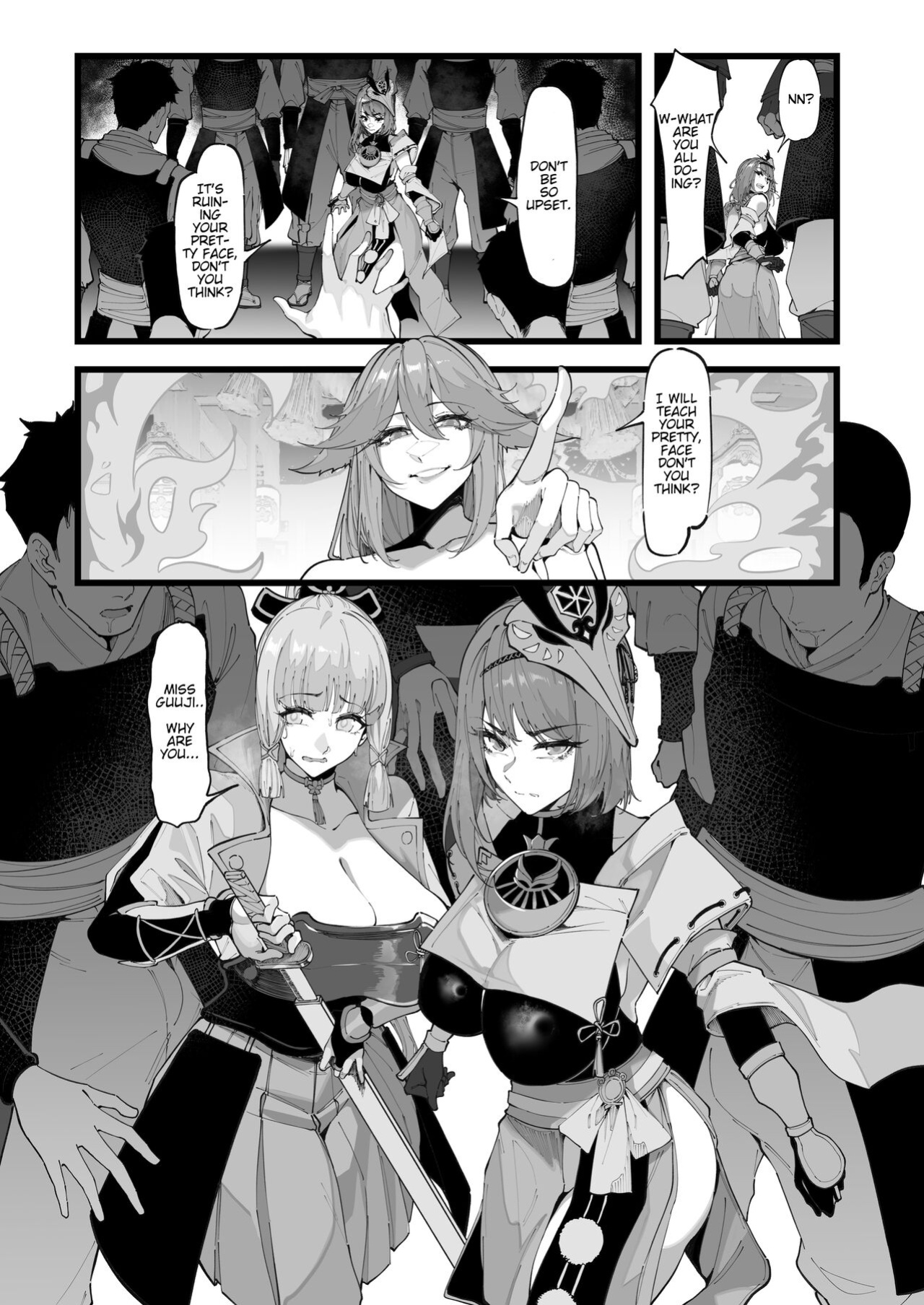 [KeinV] Kamen Budoukai - Hakase no Kenkyuu 1-2 | Masked Society - Dottore's Research 1-2 (Genshin Impact) [Cunny&Cumming Scans]