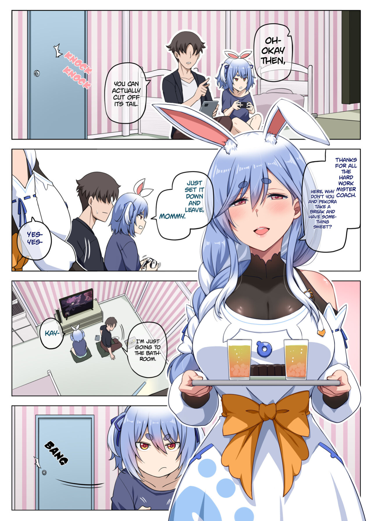 [Anmonkan (Darkmaya)] Mommy no Otoshiana | Mommy's Pitfall (Pekomama) [Roadwarior2]