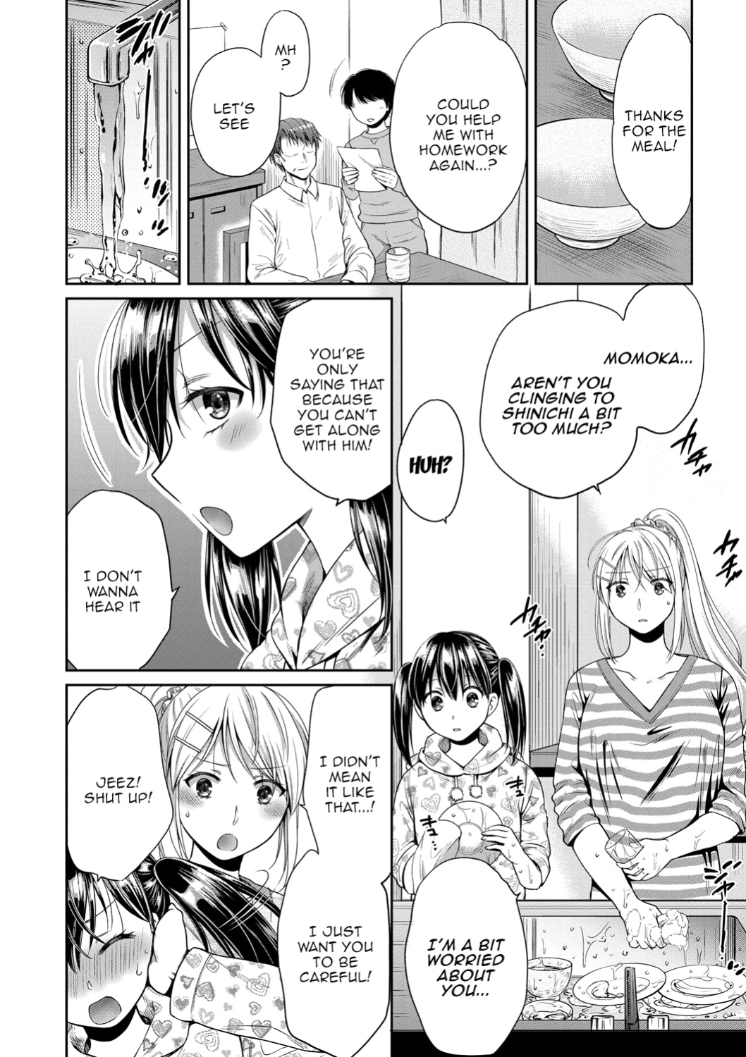 [Harusawa] Nisemono Kazoku - Gifu ni Ochite Iku Musume | Daughter Falling Into Stepfather Ch.1-5