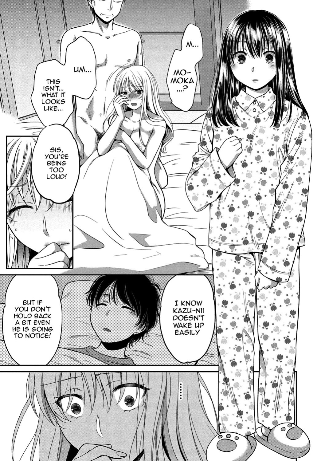 [Harusawa] Nisemono Kazoku - Gifu ni Ochite Iku Musume | Daughter Falling Into Stepfather Ch.1-5