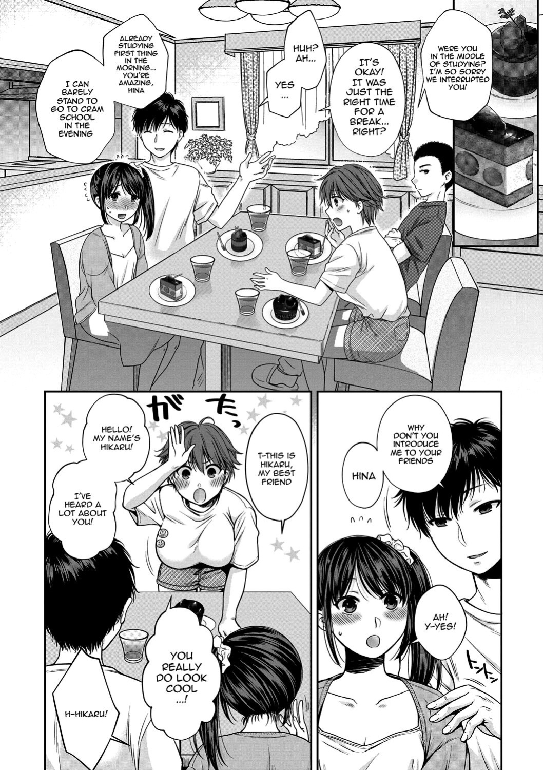 [Harusawa] Nisemono Kazoku - Gifu ni Ochite Iku Musume | Daughter Falling Into Stepfather Ch.1-5