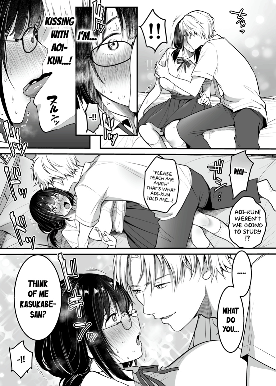 [Super Ichigo-chan (Misaoka)] Kareshi-mochi Jimi-ko no Koukishin 〜 Damenano ni… Ikemen Kara no Sasoi wa Kotowarenai 〜 [CarlJPTL]