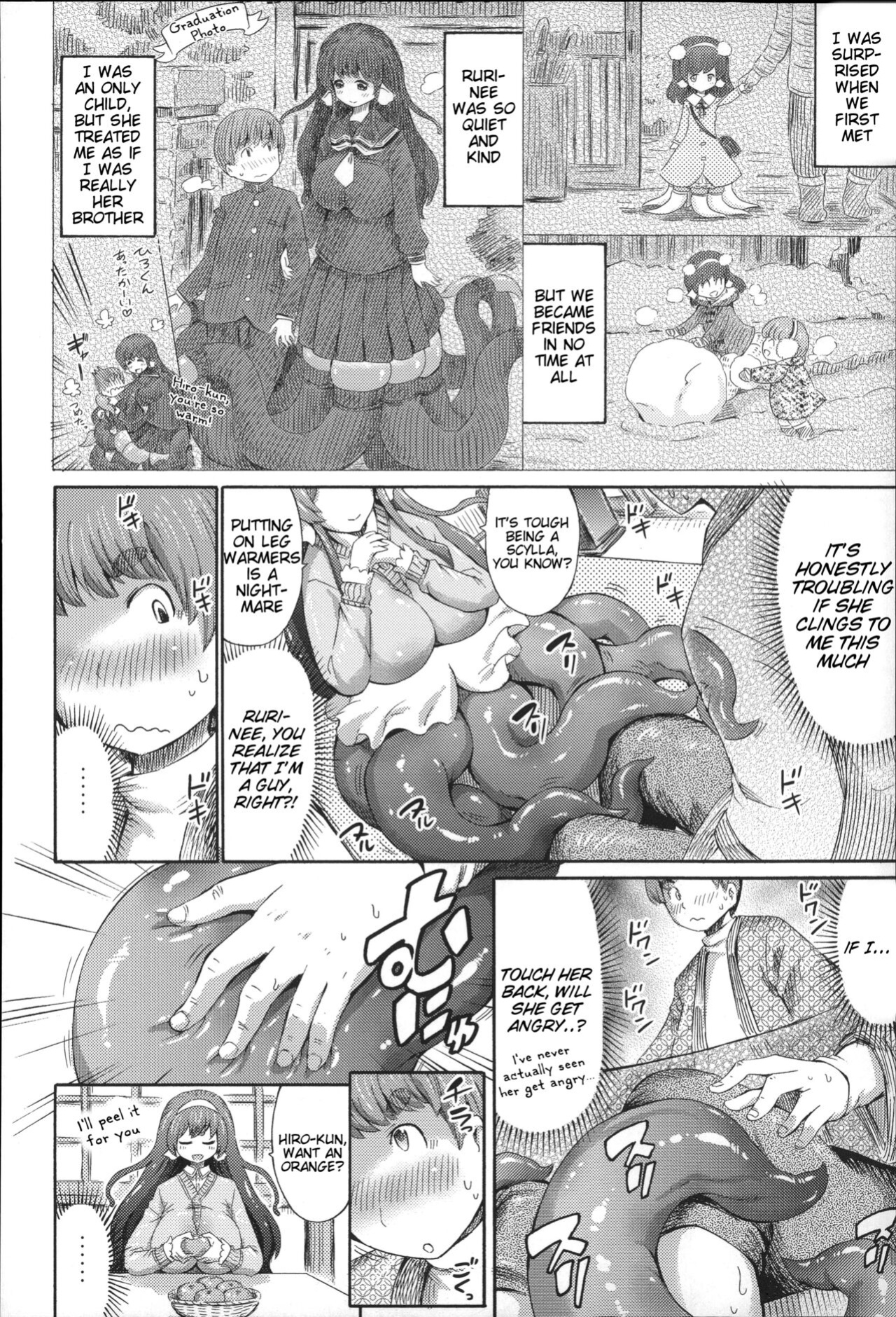 [Horitomo] Kotatsu and Scylla (Kininaru Anoko wa Monster Musume) [Tigoris Translates]