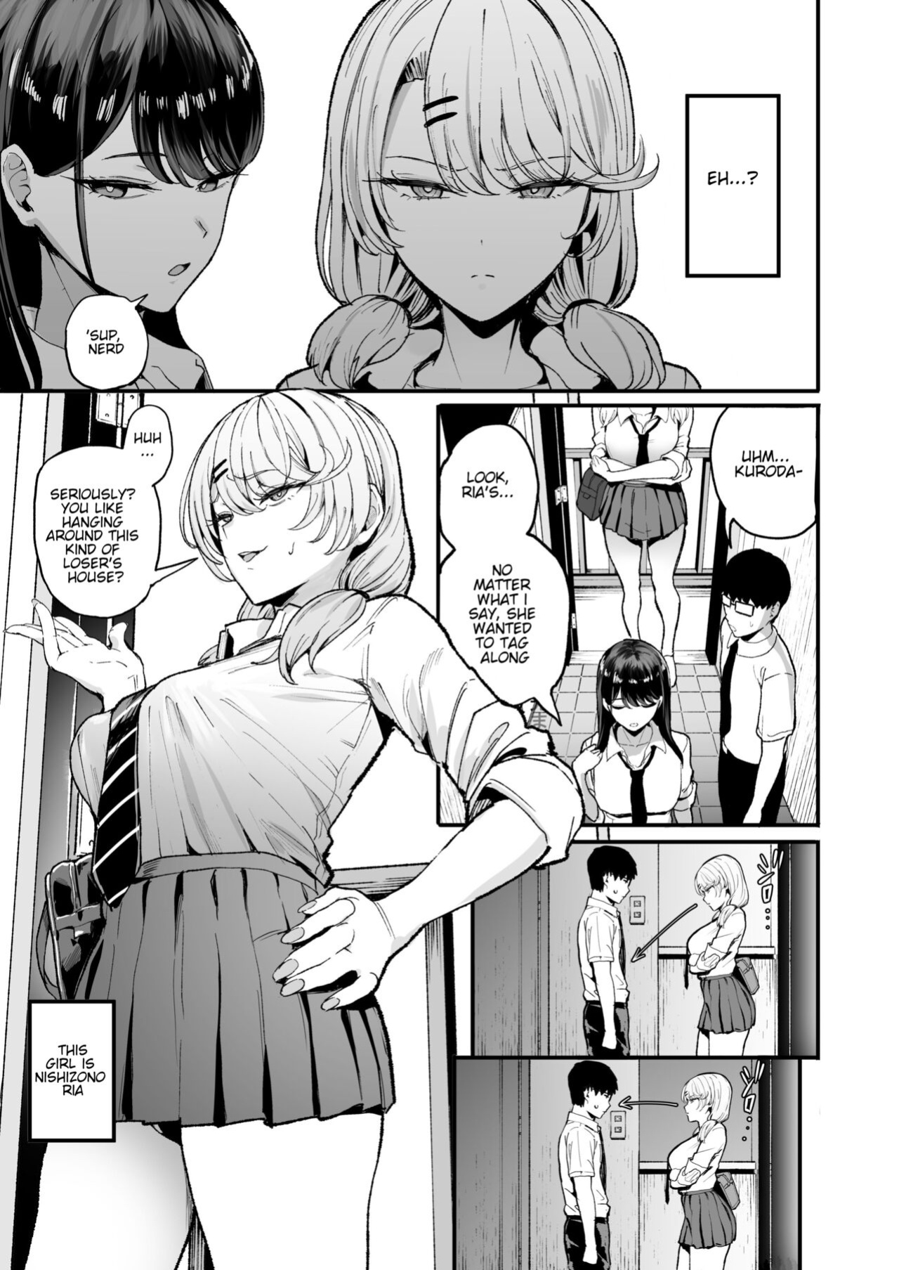 [Amagami Honpo (Manno)] The Gyaru I Hang Out with Lets Me Use Her Pussy