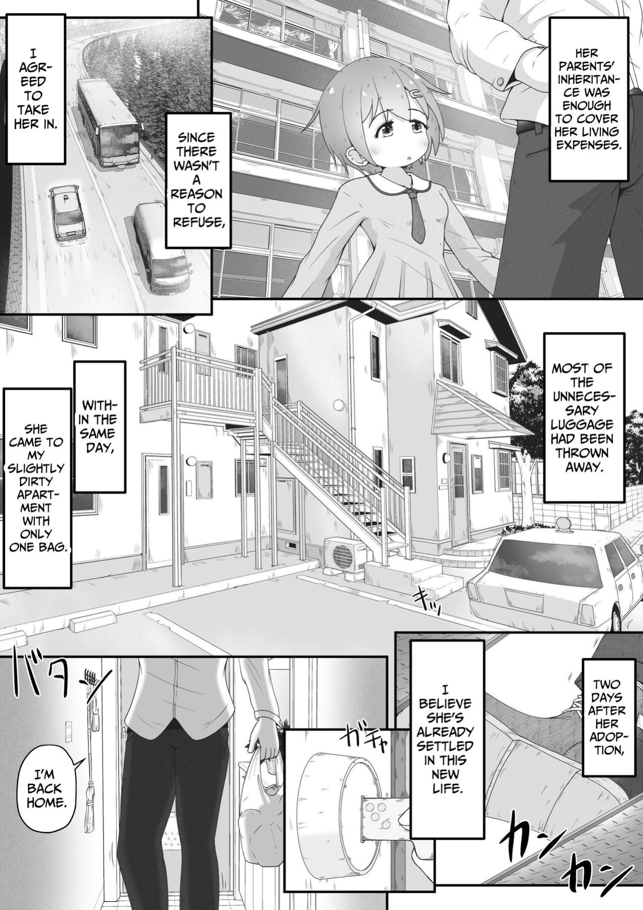 [Ecchi Ecchi Daifuku (Neko Daifuku)] Miyori no Nai Onnanoko o Hikitoru Koto ni Natta node Mukyoka de Seidorei ni Suru Ohanashi | Last of kin with nowhere to go, so I trained her as a sex servant [nameless]
