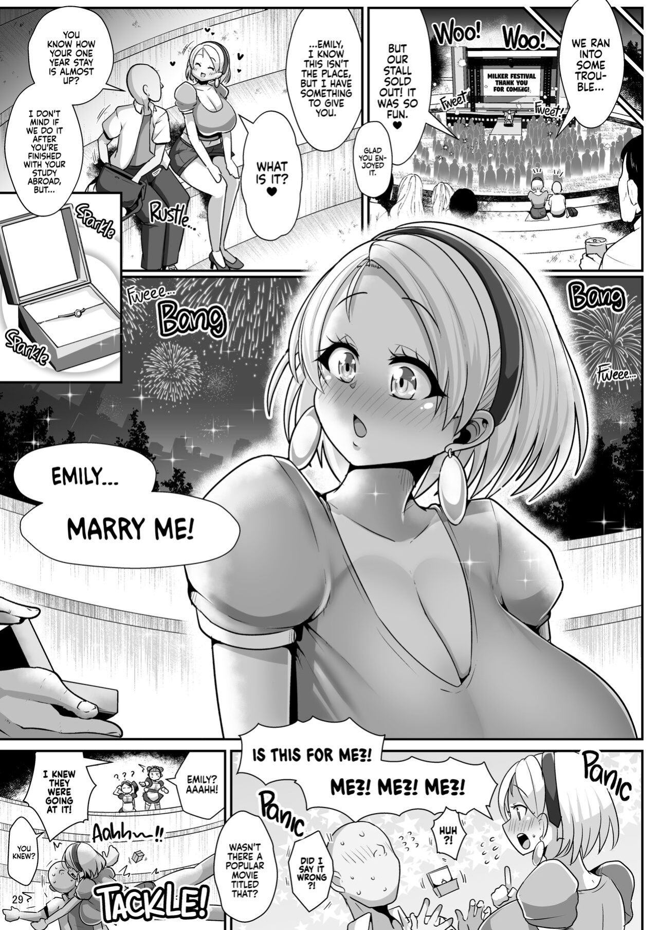 [Shinshunshantonshou (Bukatsu)] H Daisuki Kinpatsu Hakujin Bakunyuu Ryuugakusei ga Tonari no Heya ni Hikkoshite Kita!! 3 ~ | A Nymphomaniac Blonde Exchange Student with Gigantic Tits Moved in Next Door!! 3